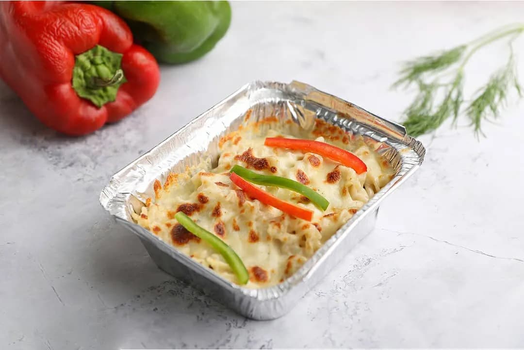 Cold Meats Gratin Pasta  photo