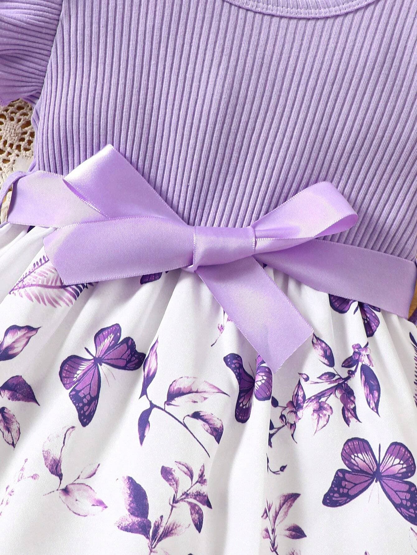 رومبير بناتي باللون الفوشي وبتصميم الفراشات