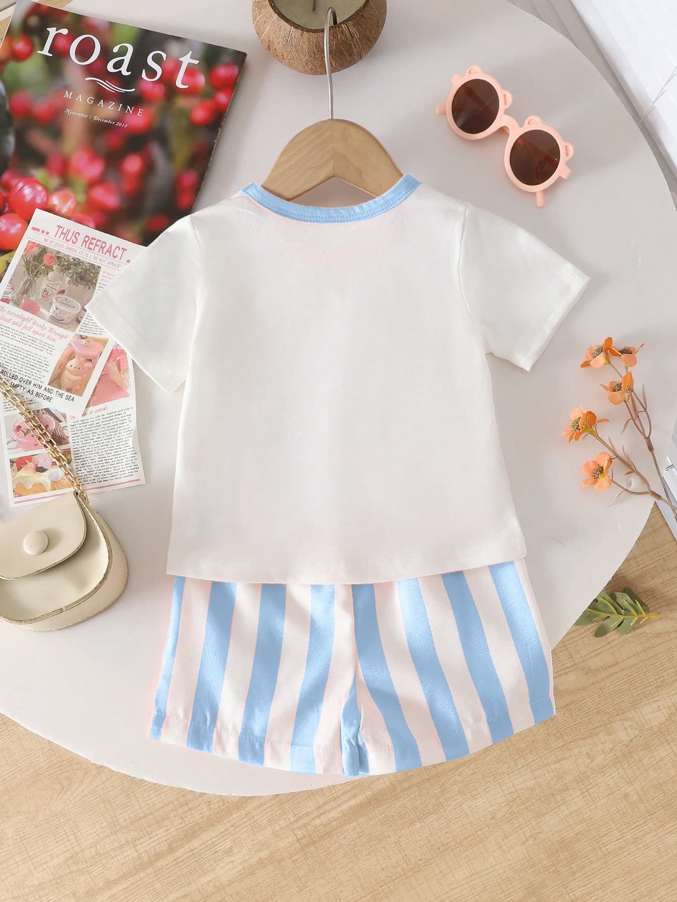 قطع/مجموعة ملابس صيفية للصبي