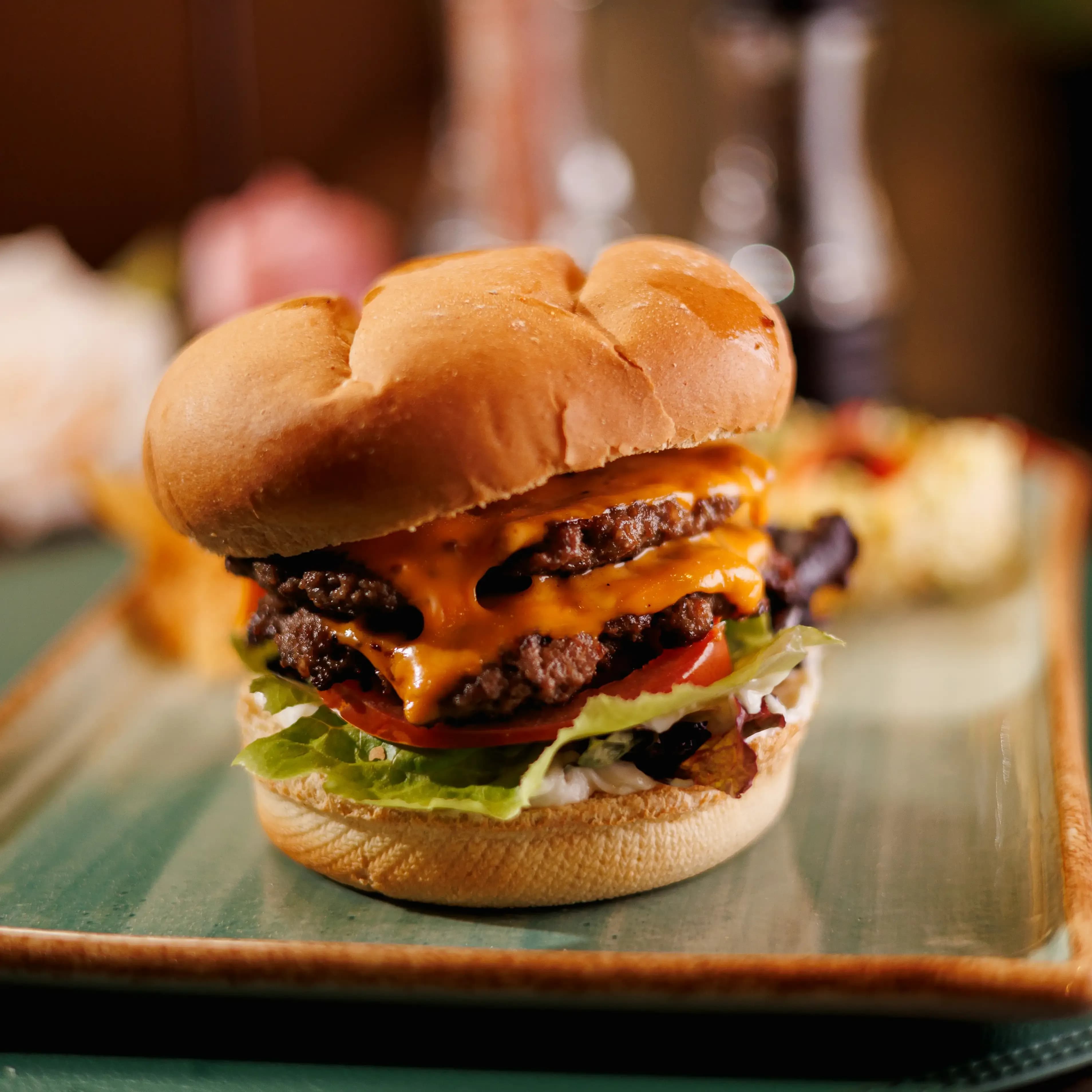 Classic Smash Burger sandwich  photo