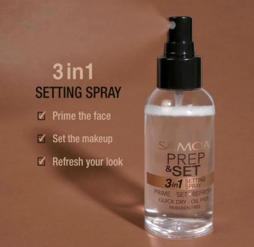 Samoa PREP & SET Setting spray