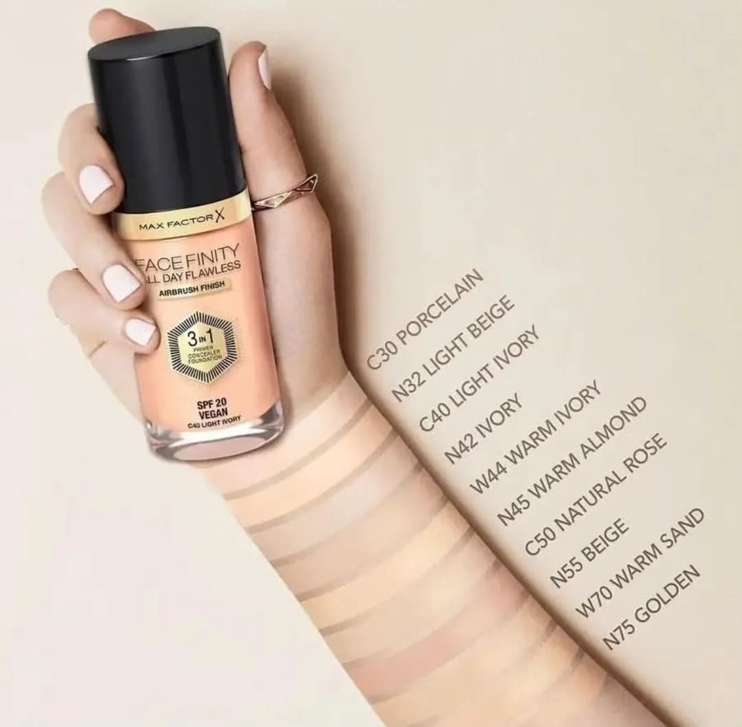 FACEFINITY ALL DAY FLAWLESS 3 IN 1 VEGAN FOUNDATION