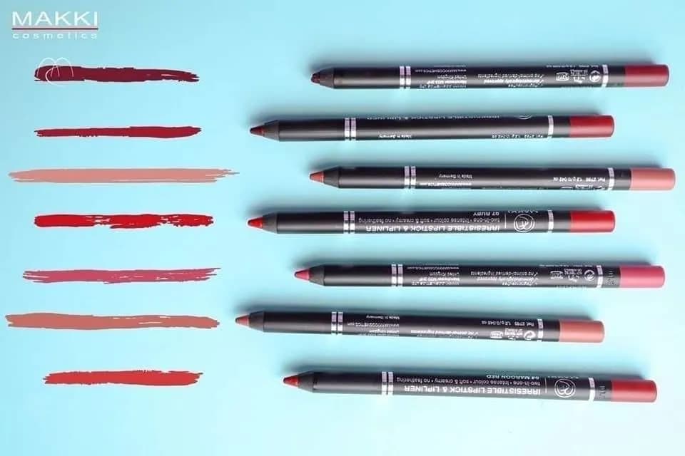 Makki irresistible lipstick & lipliner  2 in 1 