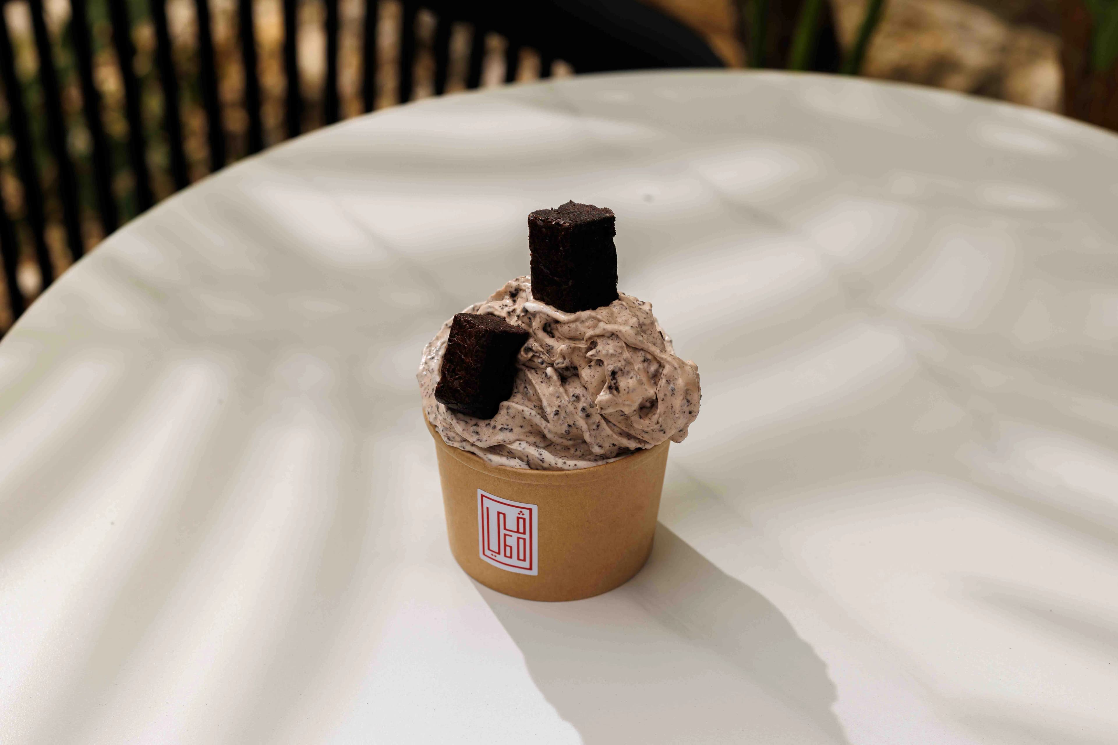 Brownies Iced Cream photo