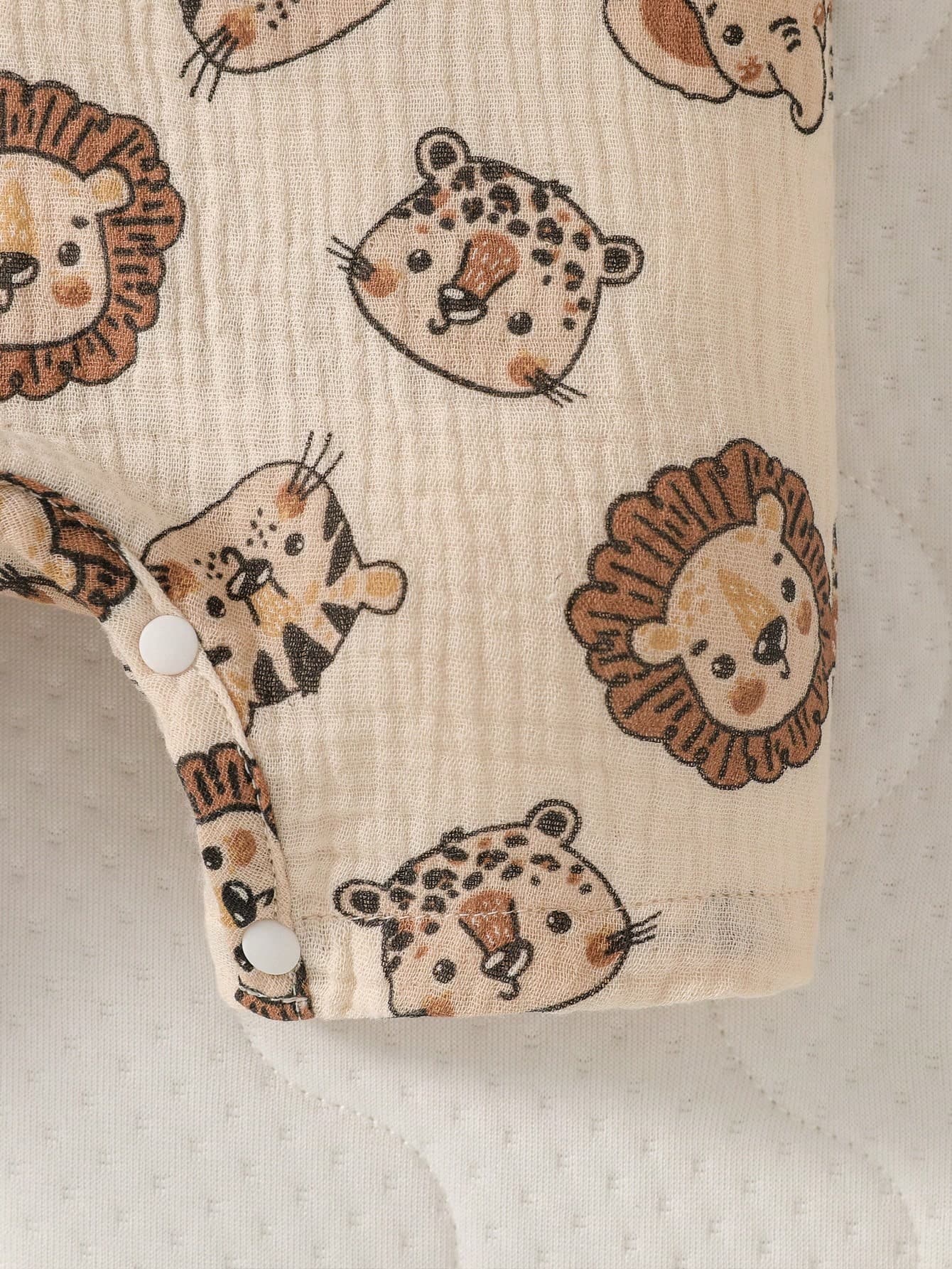 رومبير ولادي بلا أكمام بطبعة الأسد