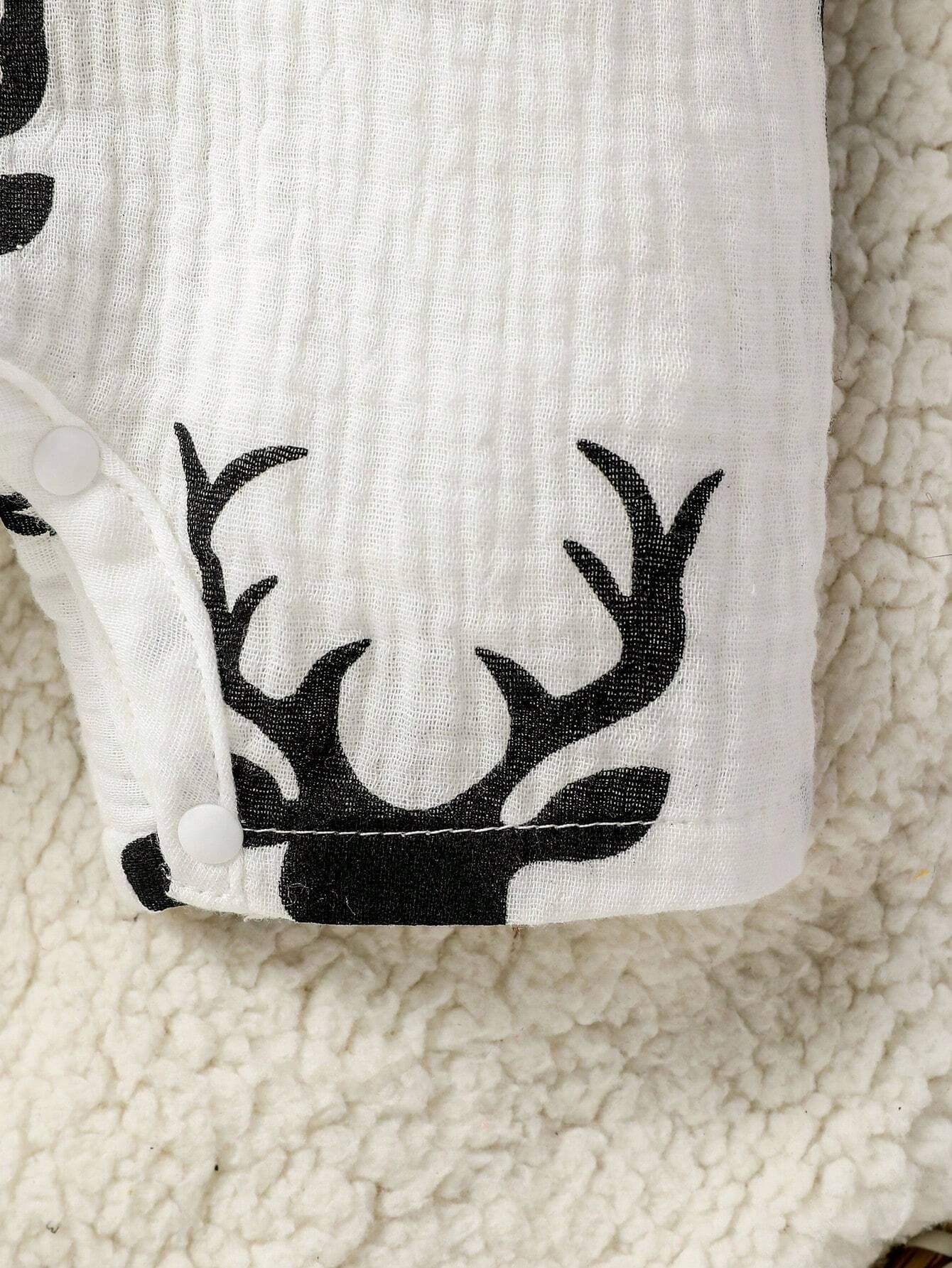 رومبير ولادي بلا أكمام بطبعة الغزال