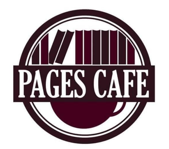 Pages Cafe logo