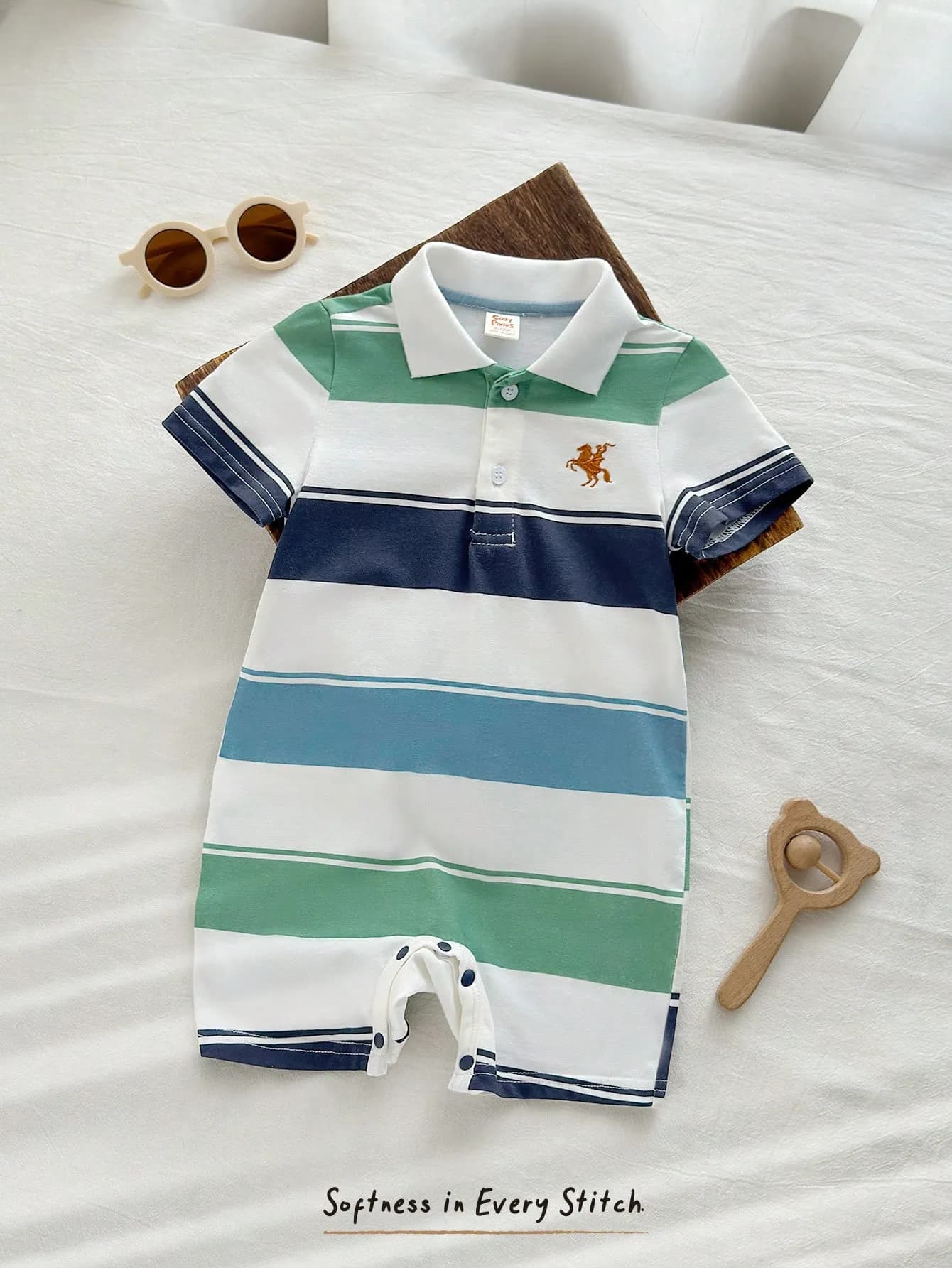 رومبير ولادي ذو خطوط ملونة